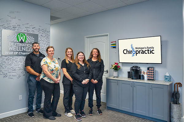 Chiropractor Albion MI Jacob Tazzi And Team in Front Room